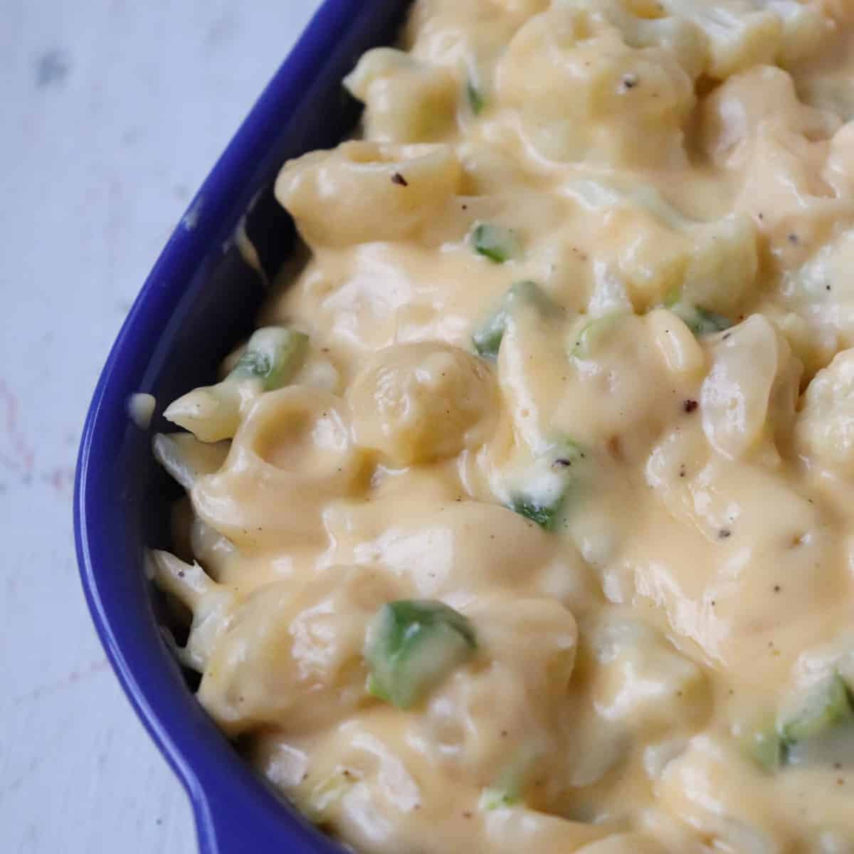 Get a Kick: Spicy Cauliflower Mac with Pepper Jack Cheese